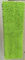 Mikrofibra 650gsm Zielony Mały Chenille Składany 13 * 47cm Oxford Pocket Wet Mop Pads